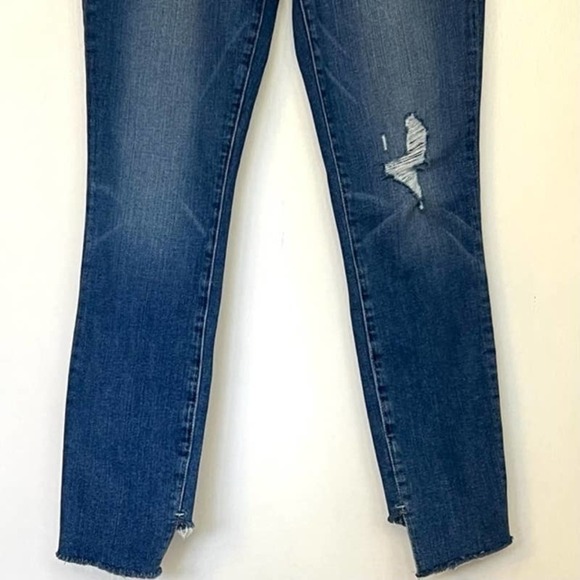 Frame Size 25 Le High Skinny Crop Jeans Arenas Frayed Released Hem - Picture 4 of 13